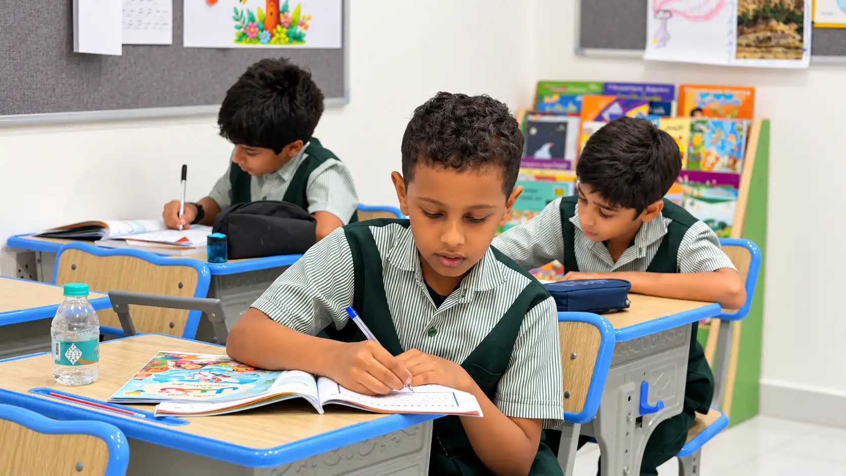 Grade 4 pupils reflecting on their learning