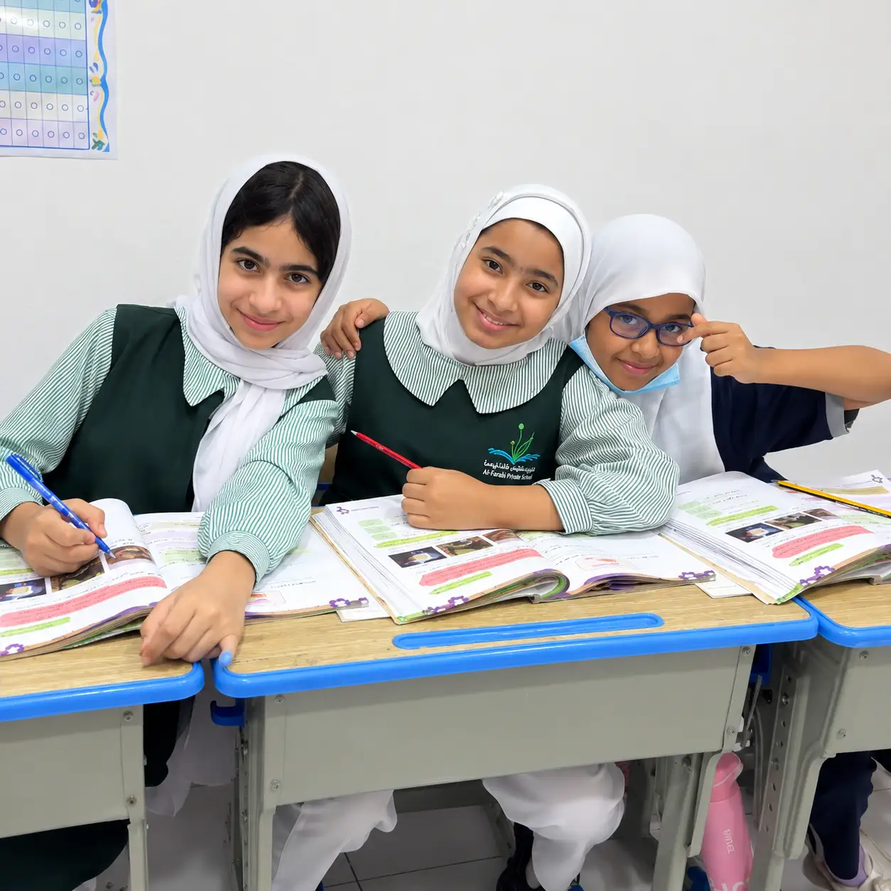 Grade 5 classroom at Al Fasaha Private School